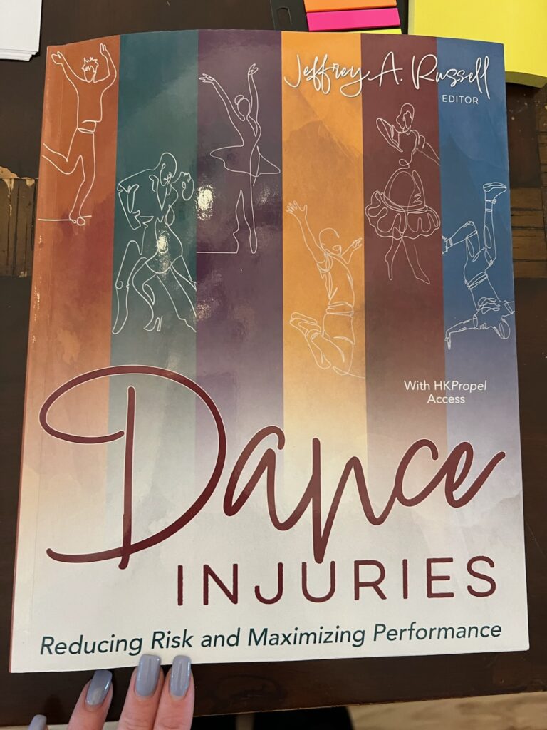 A new book on dance injuries